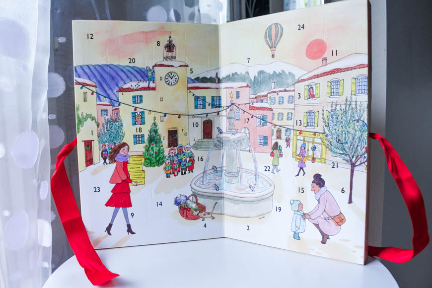 Noel avant l'heure avec le Calendrier de l'Avent l'Occitane