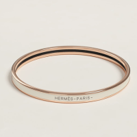 Bracelet Uni Hermès doré et crème