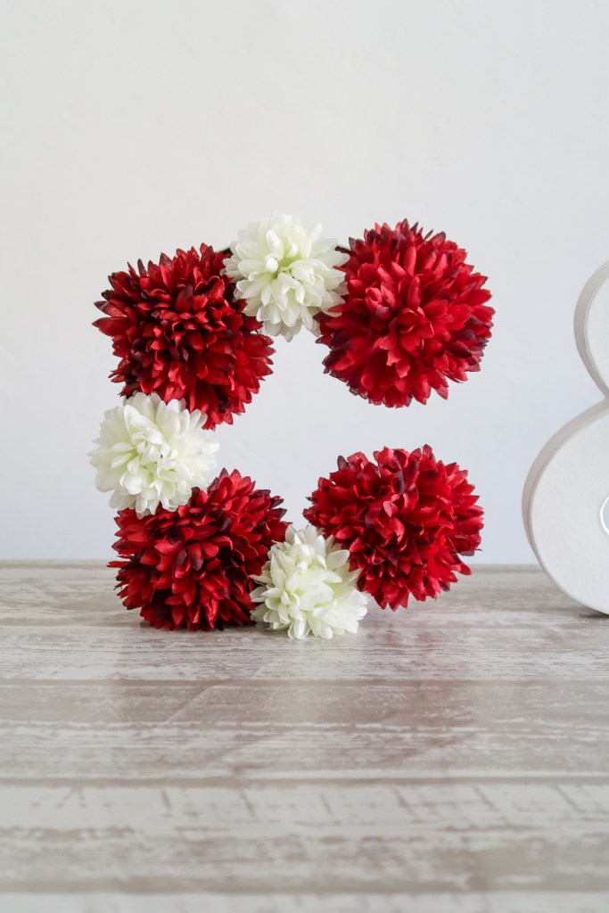 lettres en fleurs