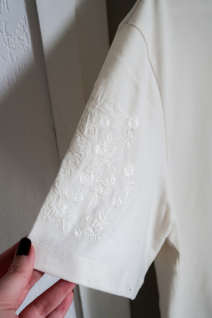 t-shirt blanc en coton