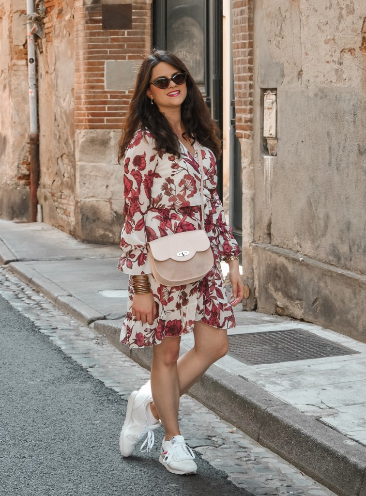 robe fleurs