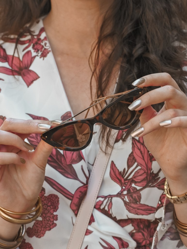 lunettes de soleil papillon