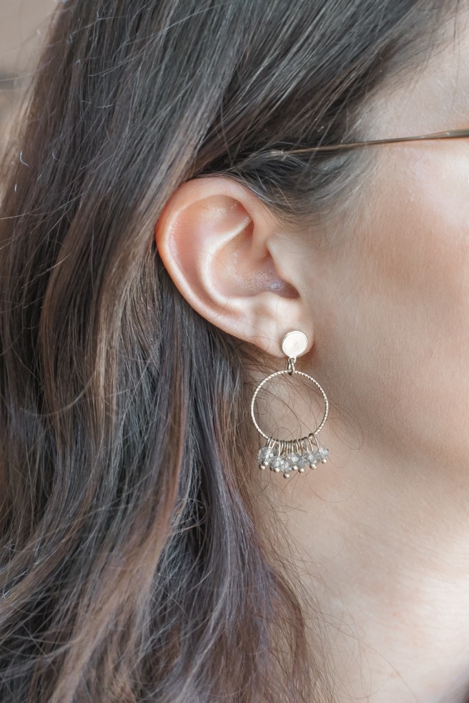 boucles oreilles dorées