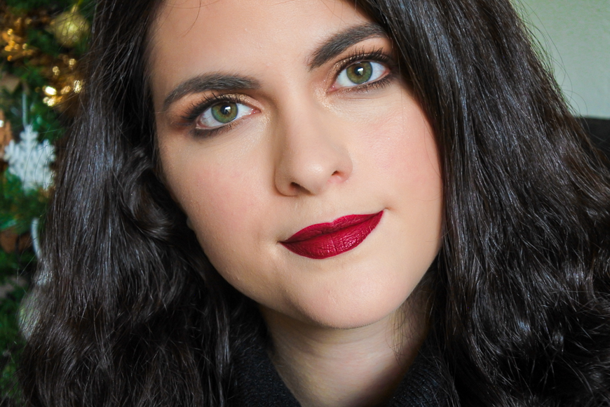 maquillage doré noel
