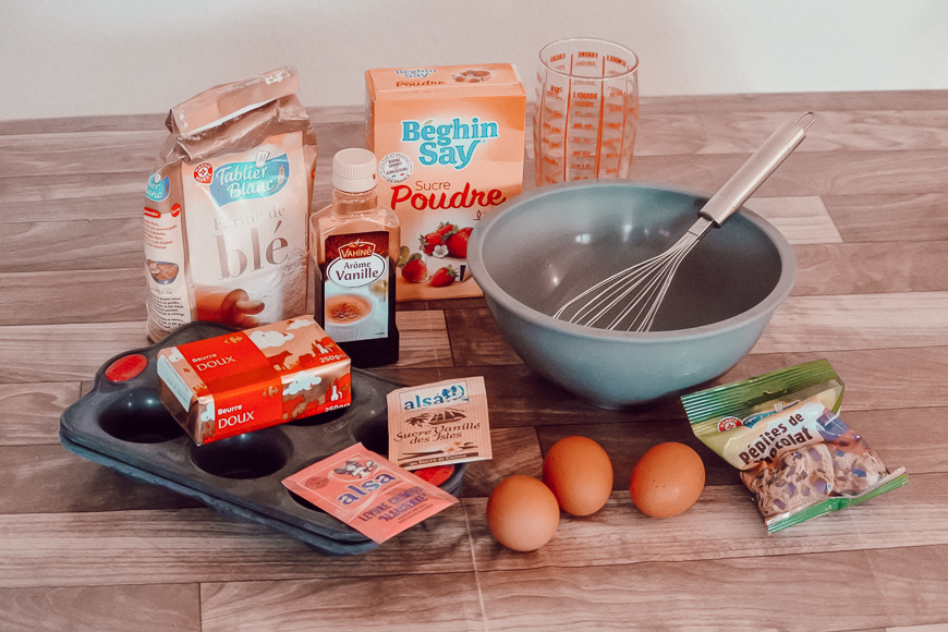 Recette • Cupcakes vanille et pépites de chocolat