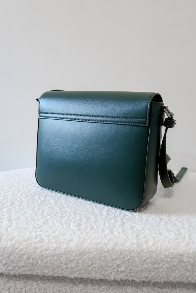 sac en cuir vert