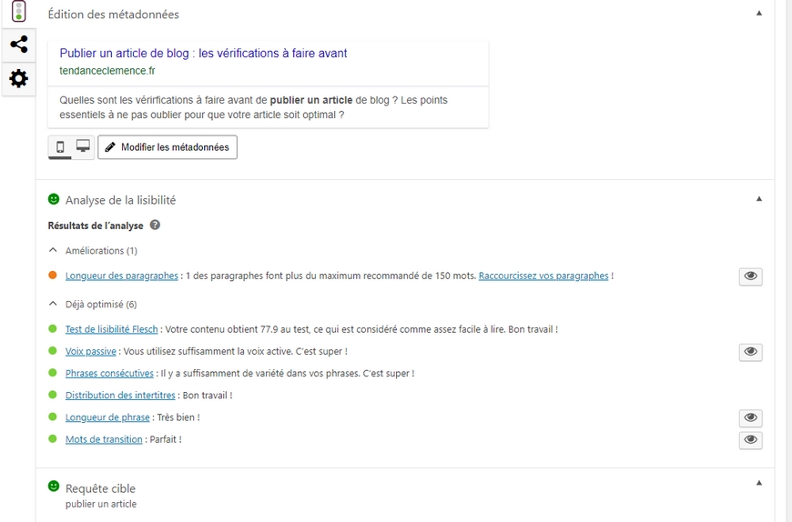 LES VÉRIFICATIONS A FAIRE AVANT DE PUBLIER UN ARTICLE DE BLOG
