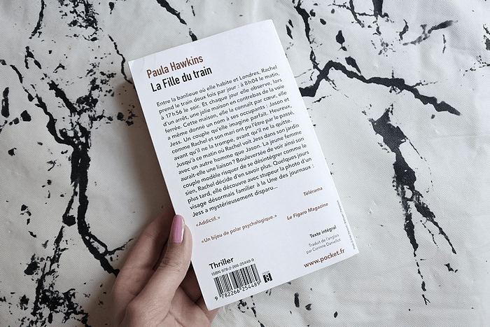 Lecture La fille du train de Paula Hanwkins tendance clémence blog