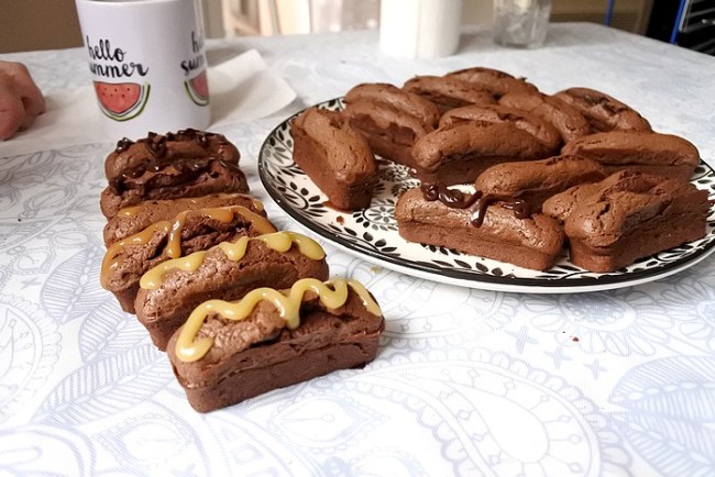 recette mini cake chocolat nappage