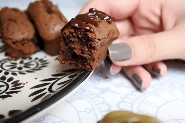 recette mini cake chocolat nappage